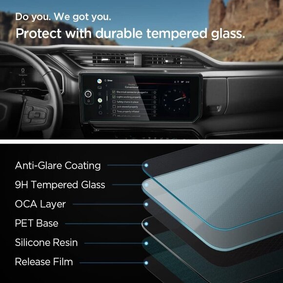 Spigen Tempered Glass Screen Protector [GlasTR Slim] - Picture 2 of 3